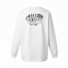 Load image into Gallery viewer, STAY FOCUSED MOODY Heavyweight 8oz Long Sleeve Tee
